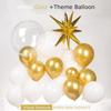 Platinfarbenes Aluminiumfolien-Ballonbogen-Set für Hochzeiten, Festivals, Geburtstagsfeiern und Feiern