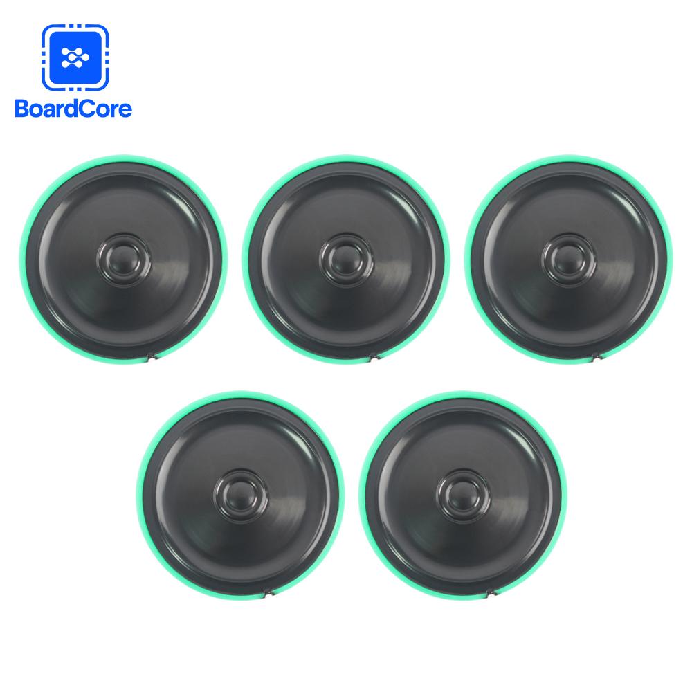 5 Stück Durchmesser 40MM Lautsprecher 8 Ohm 0,25W Kunststoffgehäuse Innenmagnet 40MM×5MM 8R 0,25 Watt Lautsprecher für Spielzeugauto Hupe