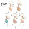 Colorful Tassel Keychain Money Bag Rhinestone Design Lucky Shape Key