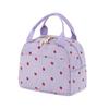Cute Corduroy Lunch Bag for Women Reusable Insulated Lunch Box Large Capacity Reusable Insulated Cooler for Work Picnic Travel