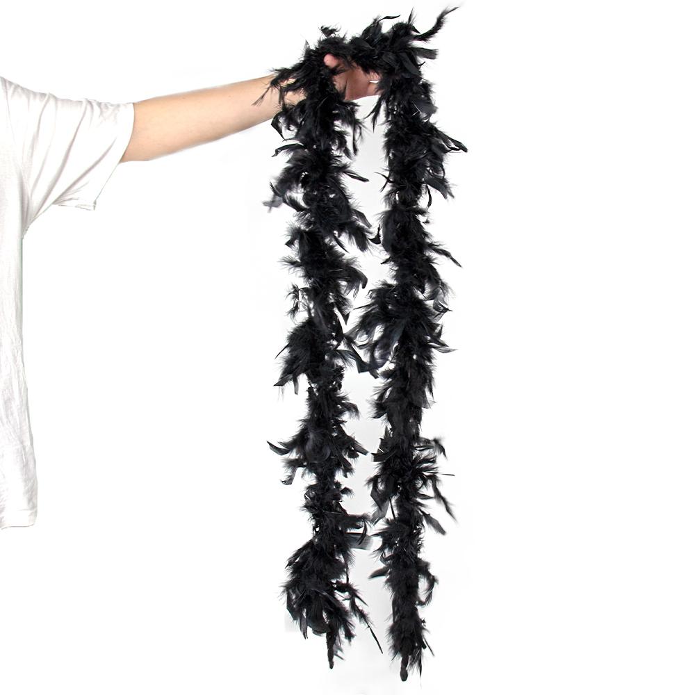 2 Yards Fluffy White Turkey Feather Boa Natural Marabou Feathers Scarf For Wedding Christmas Decoration Plumes Shawl  38-40G
