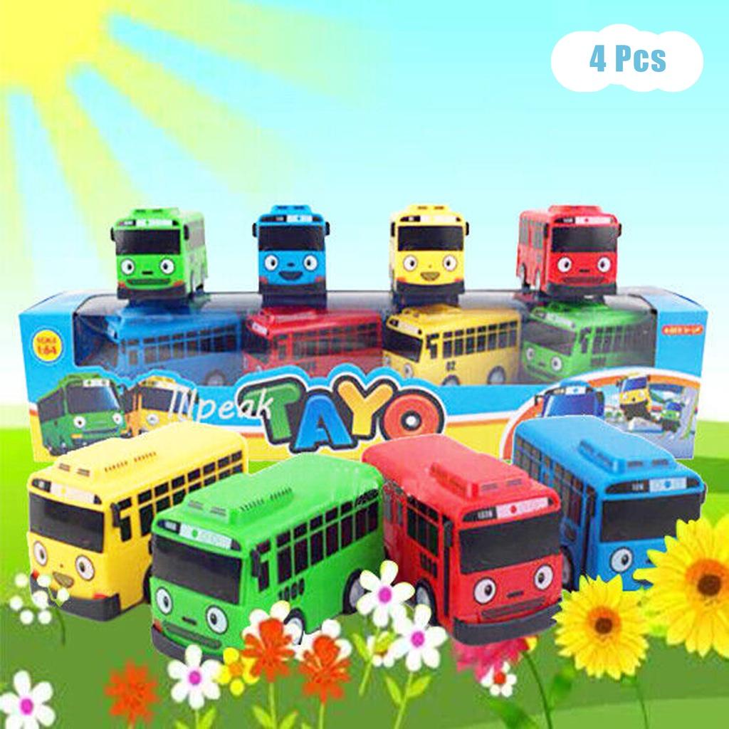 High-quality Mini Bus In Nine Colors With Working Doors Educational Toy Set