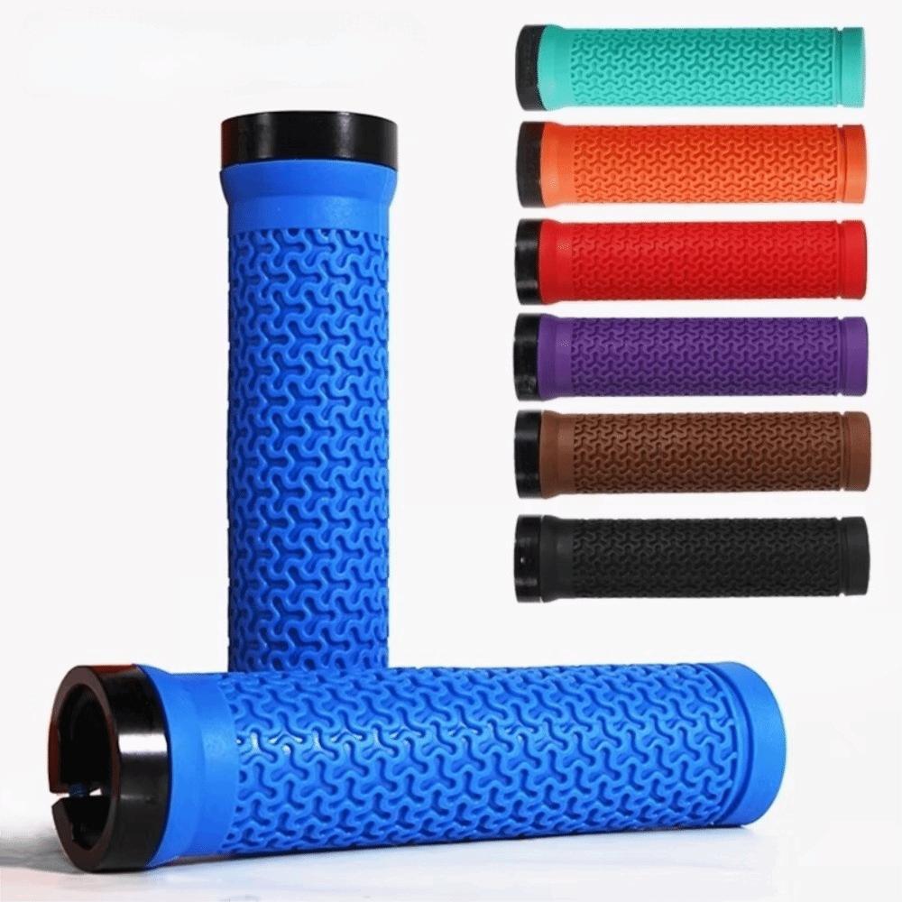 Non-slip Bicycle Handlebar Grip Rubber Mountain Bike Grips Bike Handlebar Grips Cycling