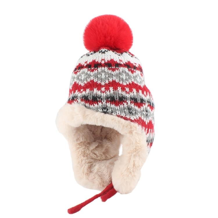 Lovely Pom Knit Caps Winter Crochet Hat Warm Hats Fashion Knitted Hat Winter Hat for Women Girl