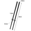 Yamazaki Silicone Cooking Chopsticks, Small, Black, W0.8 X D0.8 X H24cm (per Chopstick), Tower, Dishwasher Safe, Floating Tips, Small Size, 1605