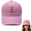 New Black Snake Coiled Flower Embroidered Baseball Cap Washed Retro Dad Hat Hip Hop Men's and Women's Casual Hat