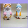 Wooden Craft Decor Lucky Cat Car Hanging Ornament For Home Office Gifts