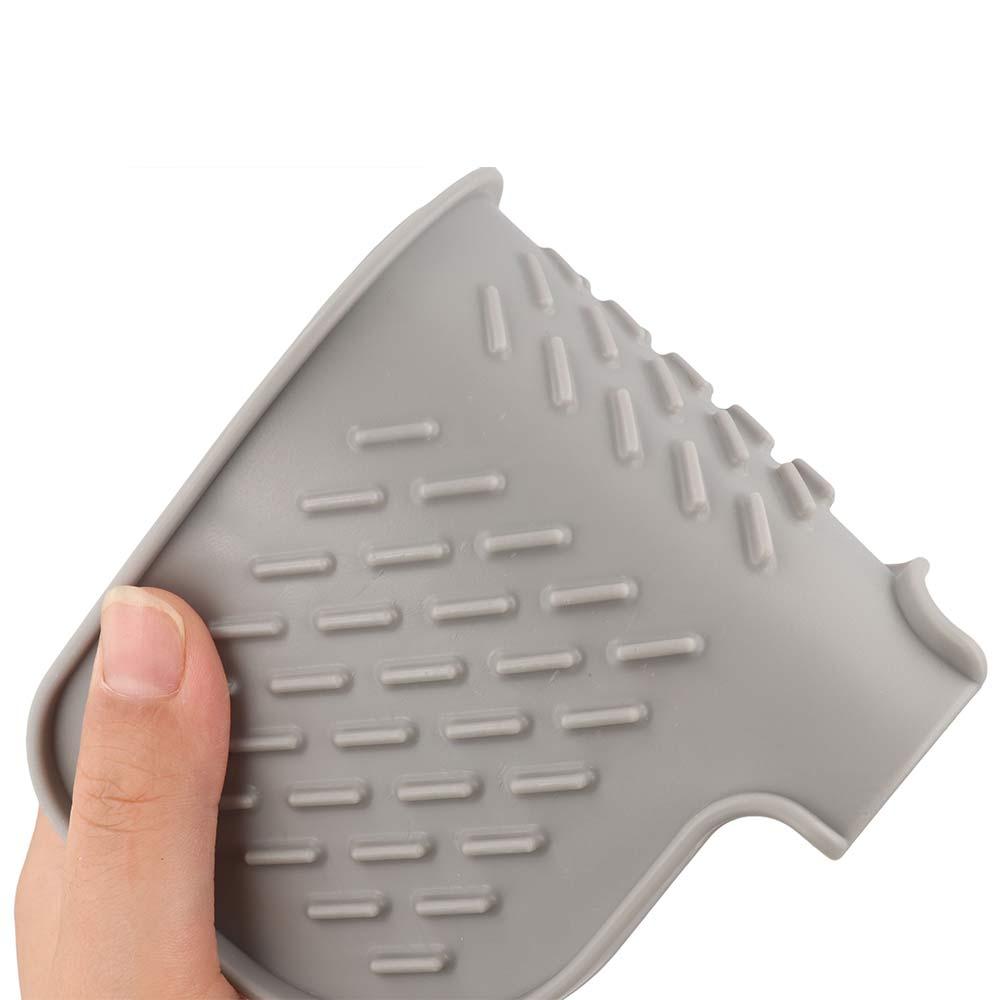 Multifunction Drain Mat Convenient Sponge Holder Mat Drip Catcher Tray Faucet Mat  Bathroom