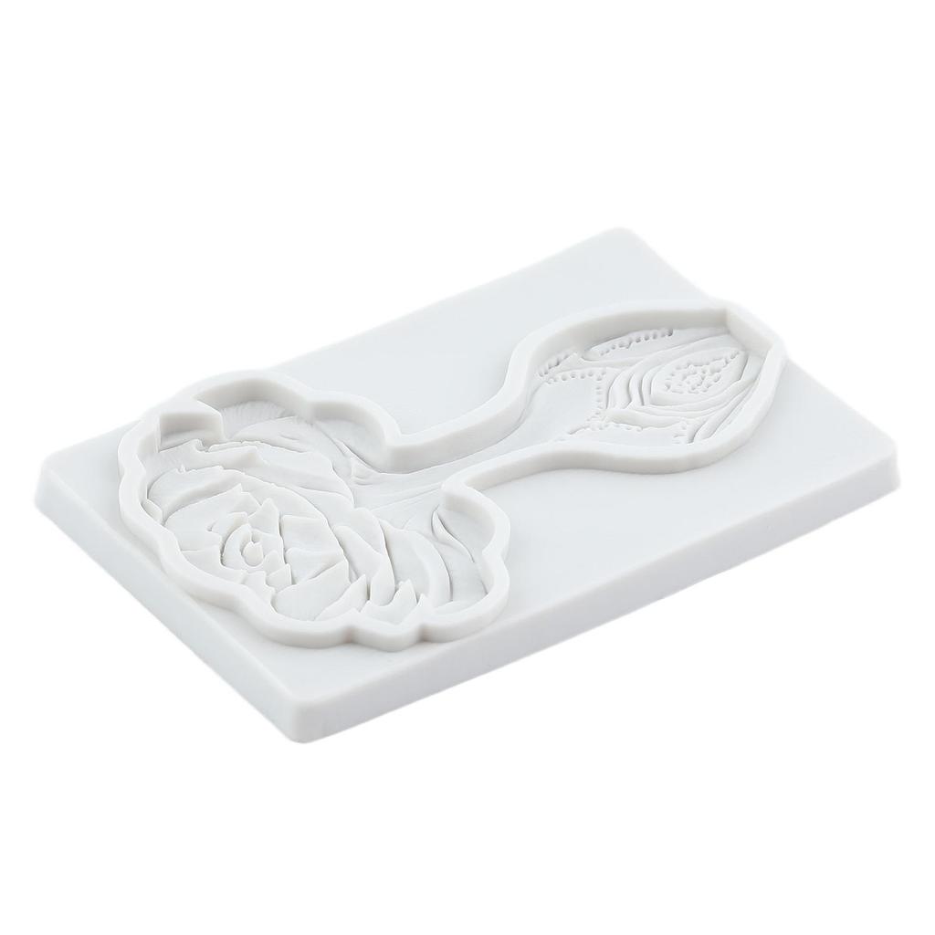Flower Vase Silicone Molds Lotus Rose Daisy Flower Fondant Mold Relief Flower Mold Cake Decorating Tools Cupcake Topper Candy Chocolate Gumpaste Mold
