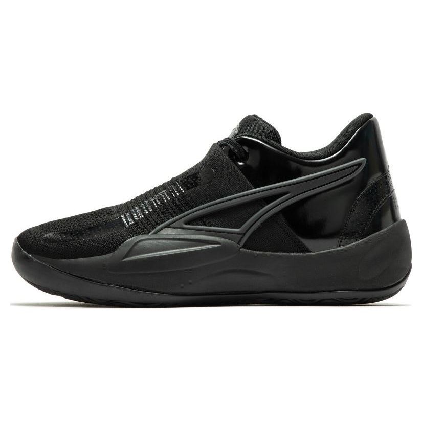 Puma Rise Nitro The Flash Cushioning Breathable Basketball Shoes Men Sneakers Black 377569-01