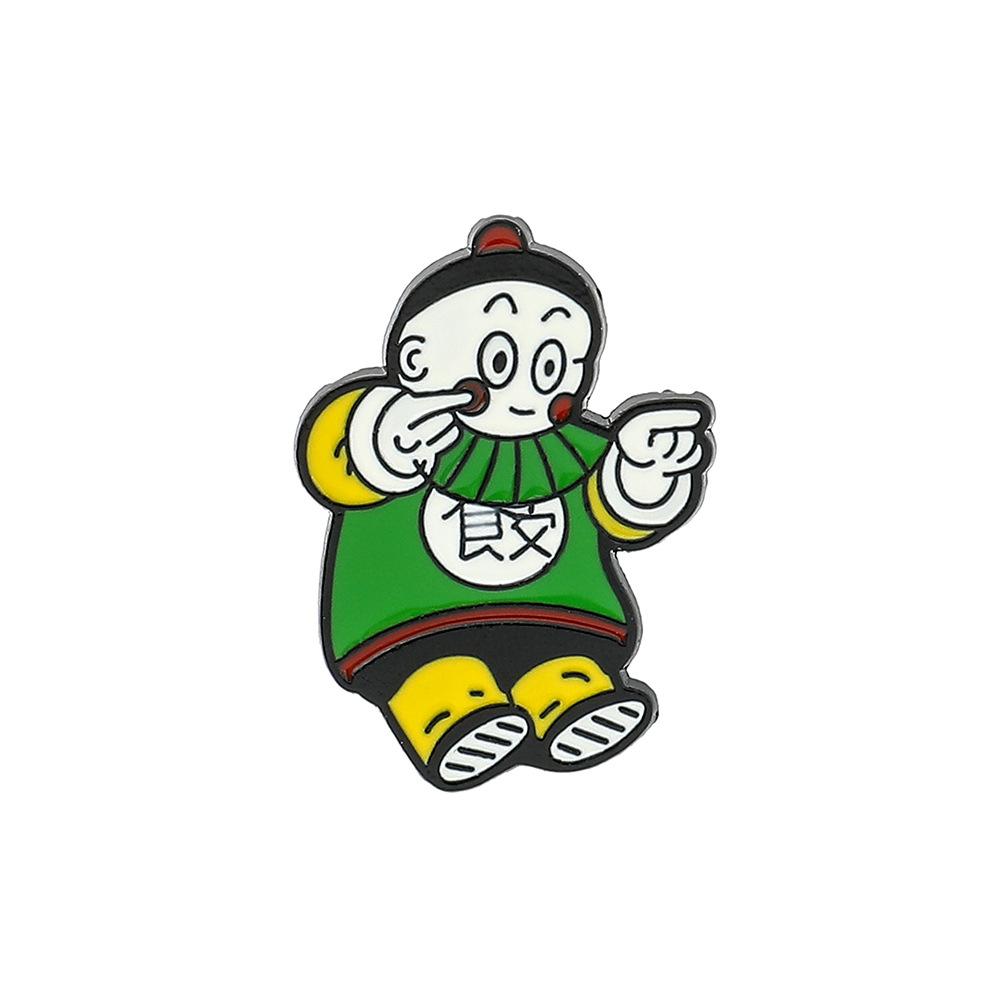 Dragon Ball Peripheral Japanese Cartoon Metal Brooch Pin Hat Clothing Alloy Paint Badge