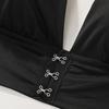 Europäischer Plus Size BH mit Frontverschluss, Neckholder, rückenfrei für Damen, Komfort-Cutout-Rücken, Tägliche Intimwäsche
