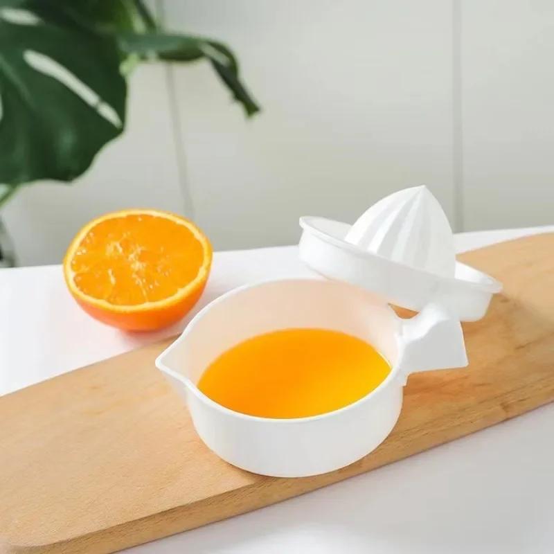 1PC Portable Lemon Orange Manual Juicers Manual Plastic Fruit Tool Kitchen Accessories Tools Citrus Raw Hand Pressed Juice Make