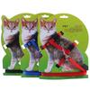 Haustier Traktion Harness Gürtel Katze Harness Leine Nylon Tiere Katze Kätzchen Halfter Kragen