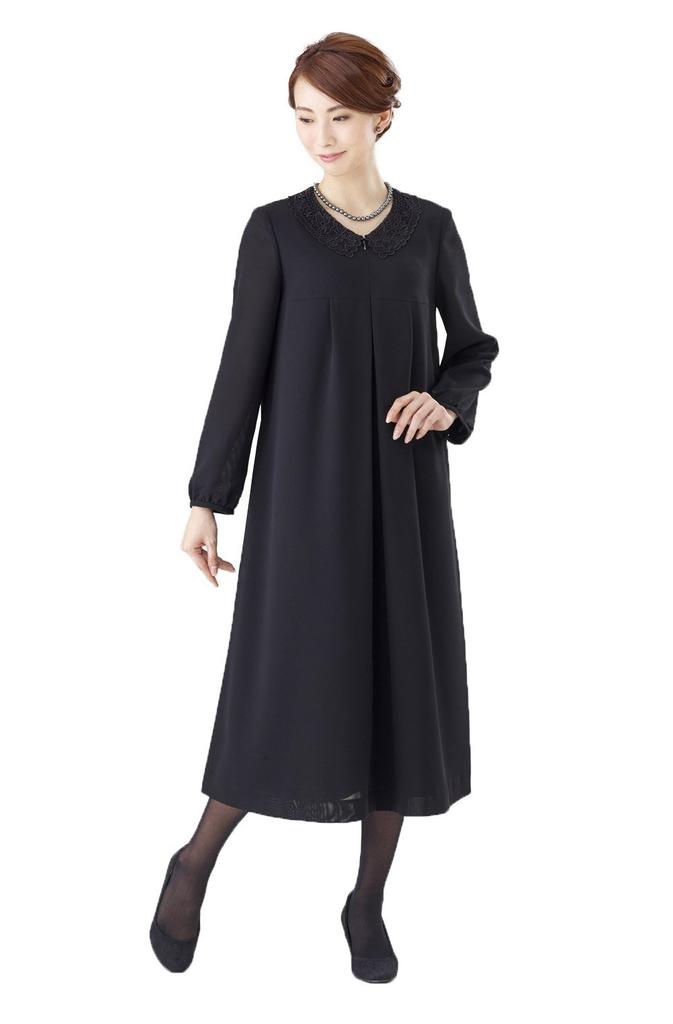 Cellnina Mourning Formal Large Open Nursing Lace Black Formal All 3L Black Women's Clothes, Clothing, Size, Front, Collar, Dress, Seasons,