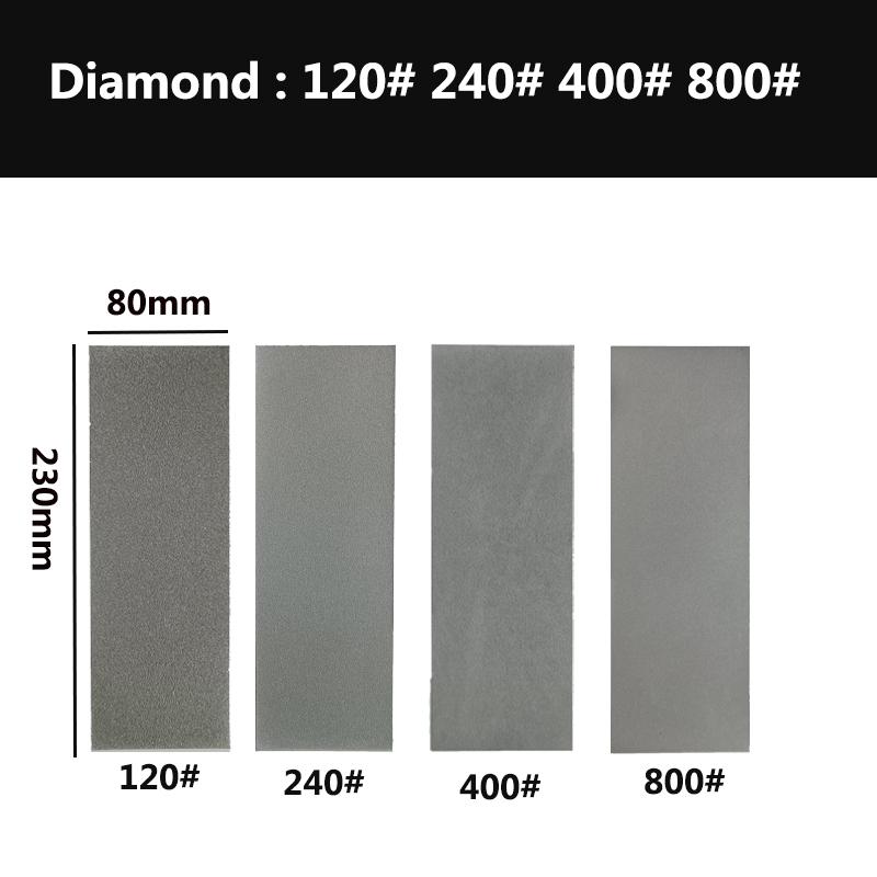 1000 Diamond Plate Hard Large Sharpening Stone Professional Knife Sharpener Whetstone Edge Blade Sharp Apex Sheet Ruby Spyderco