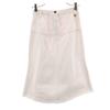 Made In France Linen Blend Midi Length Denim Skirt 34 Women Used
