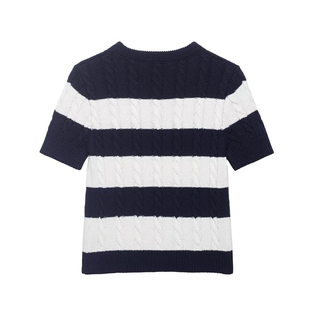2026 Spring Women's Striped Knit Sweater