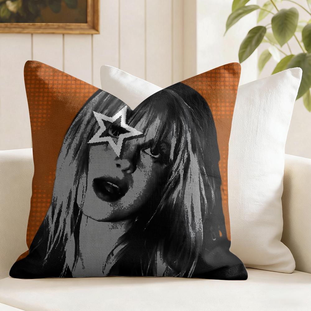 Rock Band PParamore Cushion Cover Eco Linen Pillow Case DoubleSided Print Breathable Durable Zipper Home Decor Gift