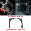 Carbon Fiber Side Air Vent Dashboard Center Console Gear Shift Panel Car Interior Accessories Sticker For Ford Fiesta 2011-