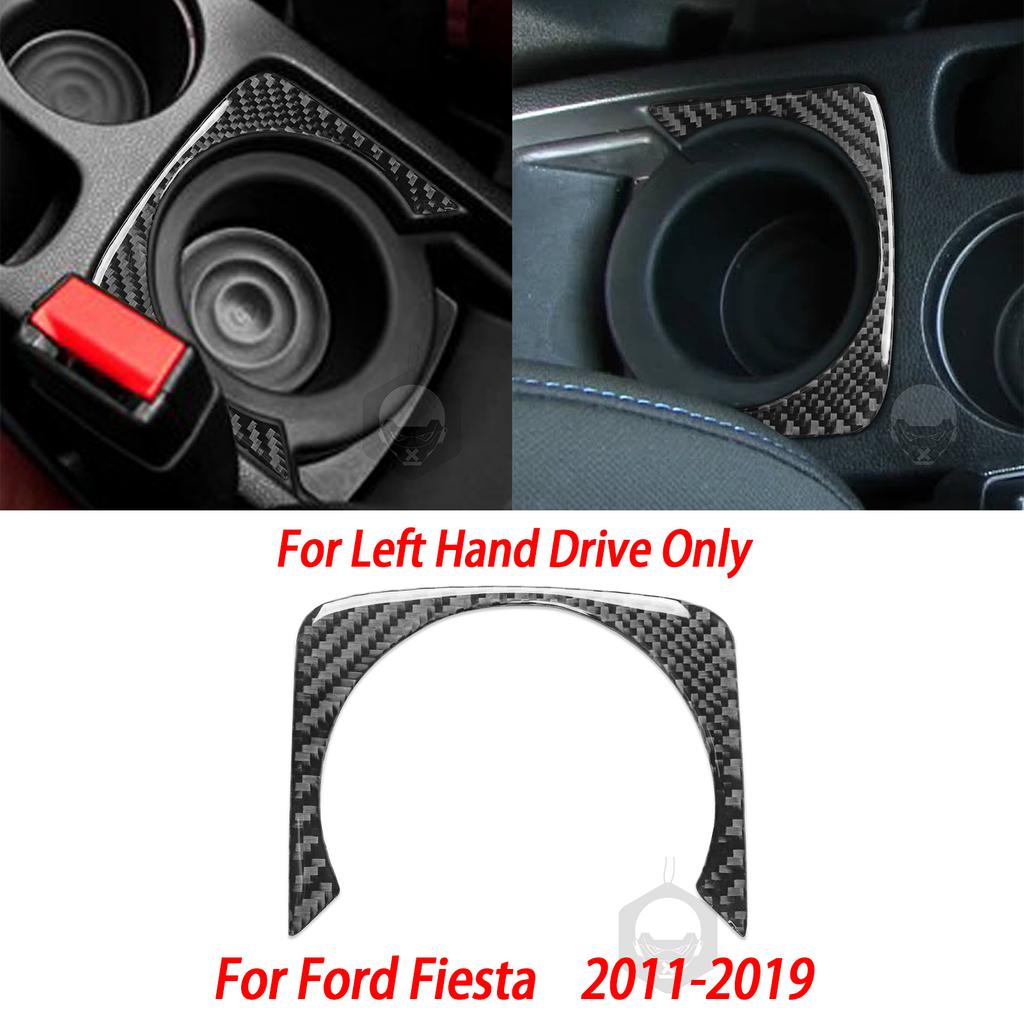 Carbon Fiber Side Air Vent Dashboard Center Console Gear Shift Panel Car Interior Accessories Sticker For Ford Fiesta 2011-