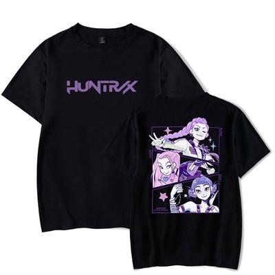 NEW Women Men T-shirts KPop Demon Hunters Cartoon Print Tshirt Summer Casual Woman Man Clothing Fashion T Shirts