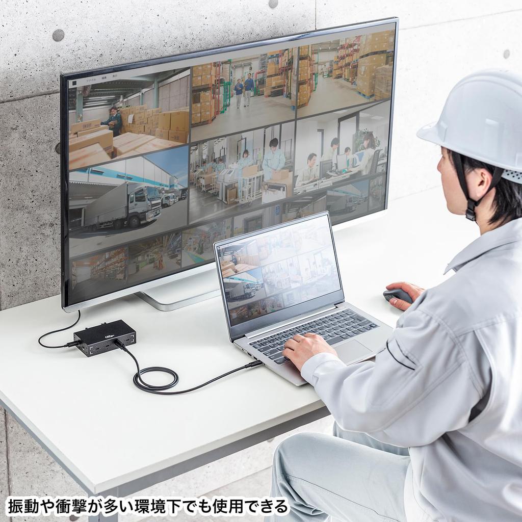 Sanwa Supply USB 20Gbps Type-C Cable (Single Screw Lock, 240W, 2m) KU-20GCCPESSL20