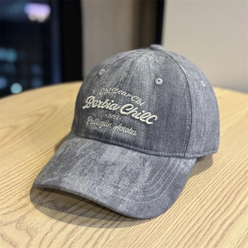 High quality American three-dimensional letter embroidered baseball cap for men and women couples autumn and winter versatile cap casual hat tide