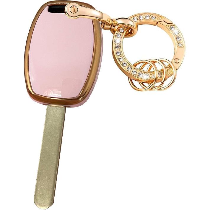 Keyless Entry Systems for Honda Key Fob Cover Fits for Honda 2003-2012 Accord 2006-2013 Civic EX 2009-2015 Pilot 2005-2006 CR-V Remote Smart Key