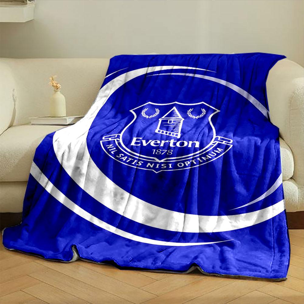 Everton FC Blue Blanket Design print blanket soft and cozy perfect for the living room bed sofa or a nap,gift