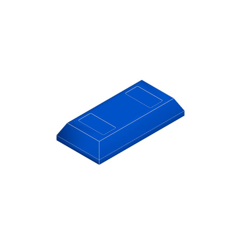10PCS 99563 1x2 Gold Bar Size Block Moc Compatible with Brick DIY Children's Toy Assembly Parts