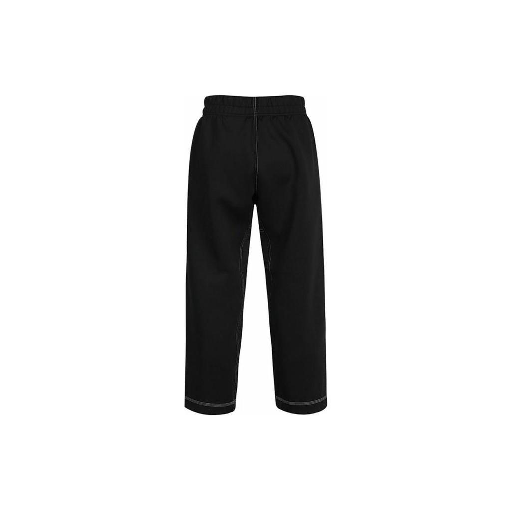 Nike Solid Color Loose Wide-Leg Casual Pants Women Bottoms Black CU6930-010