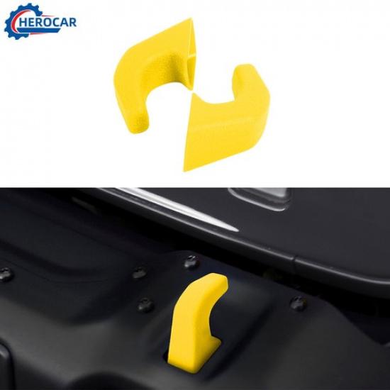 Yellow Front Bumper Tow Hook Guard Cover Trim For Jeep Wrangler JK JL JT 2007-23
