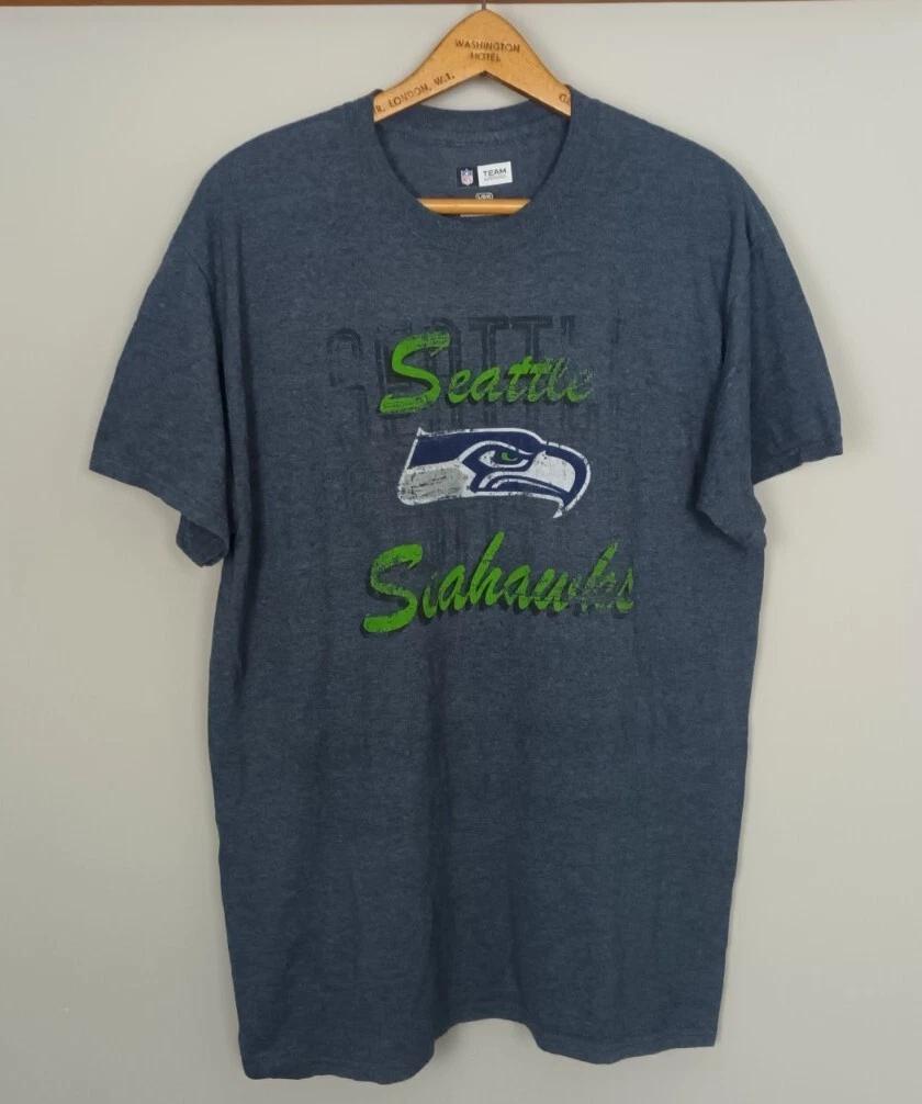 

VINTAGE RETRO 90s NFL SEATTLE SEAHAWKS USA BRIGHT ATHLETIC SPORTS T SHIRT TOP M