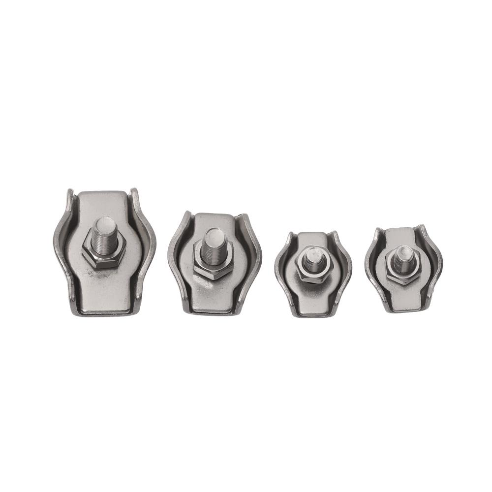Rope Simple Grip Fixing Tool Stainless Steel Wire Rope Clamp Caliper Rigging Thimbles Bolt Clip