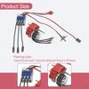 Brush Motor Full Metal Gearbox ESC Combo -Accessoires 1/12 Skala RC Car Easy Installation 2322600KV