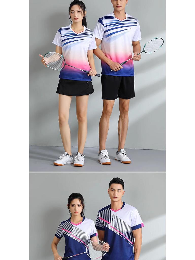 Set Sportivo Estivo Unisex ad Asciugatura Rapida per Badminton, Pallavolo e Tennistavolo