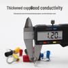 KT KST RVS1.25 Series Bent Angle Copper Ring Terminal with PVC Sheath (90°)