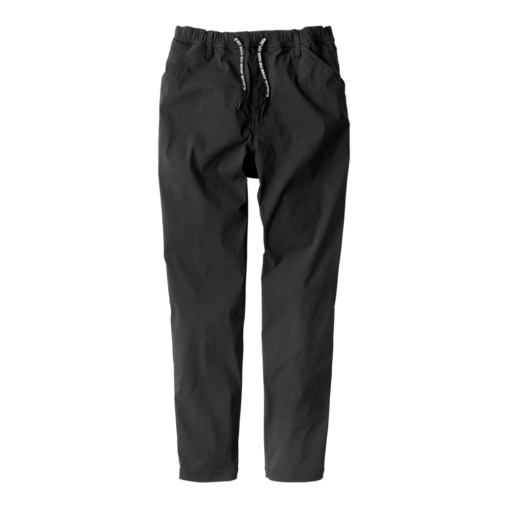 Casual Pants Stretch Light Tapered Super Stretch Elastic Black [Gladiator] G-2014 Pants, Material, Waist,