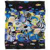 Royce McClure Night Dive Silky Tropical Fish Supersoft Blanket