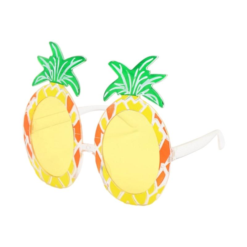 Pineapple Frame Party SunGlasses Protective PC Lens Eye Glasses For Vacation Outfit Music Festival Photography Eyewear
