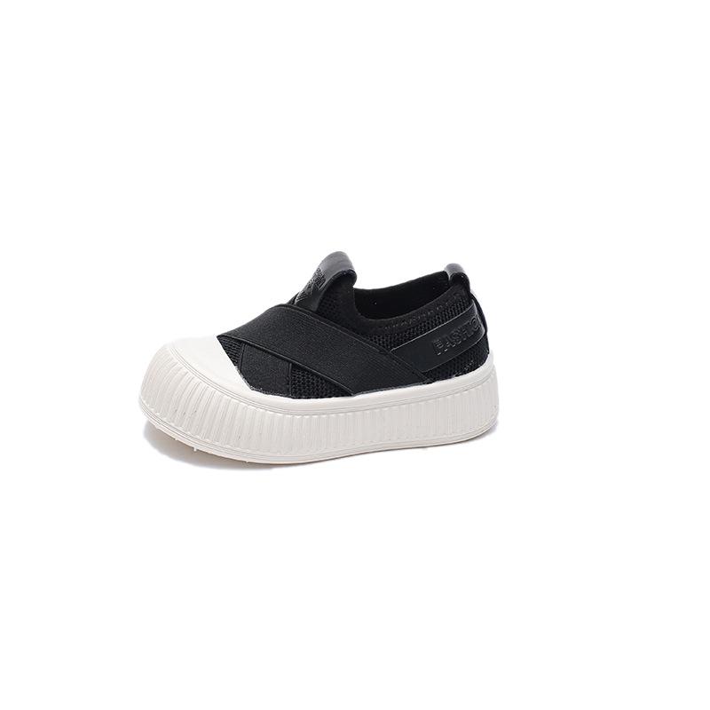 

Children s shoes2026New autumn sports shoes for girls, casual sneakers for young children and boys, breathable mesh slip-on shoes 23the Length Within the C чёрный