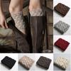 Women's Shoes Accessories Knitted Crochet Leggings Boot Cuffs Leg Warmer Socks Boot Socks Knee High