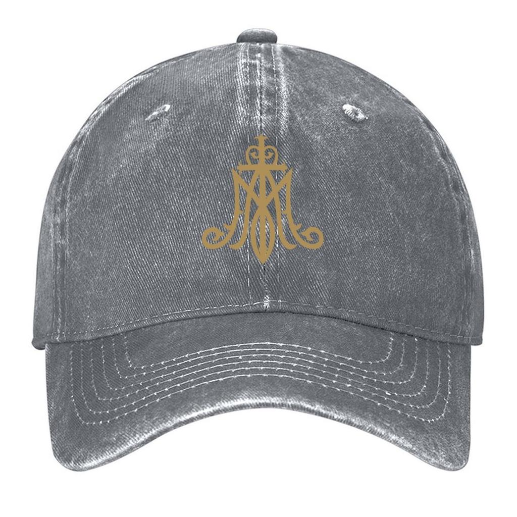 Virgin Mary Monogram Ave Maria Baseball Cap party Hat Rugby fishing caps man golf hat genuine Mens Caps Womens