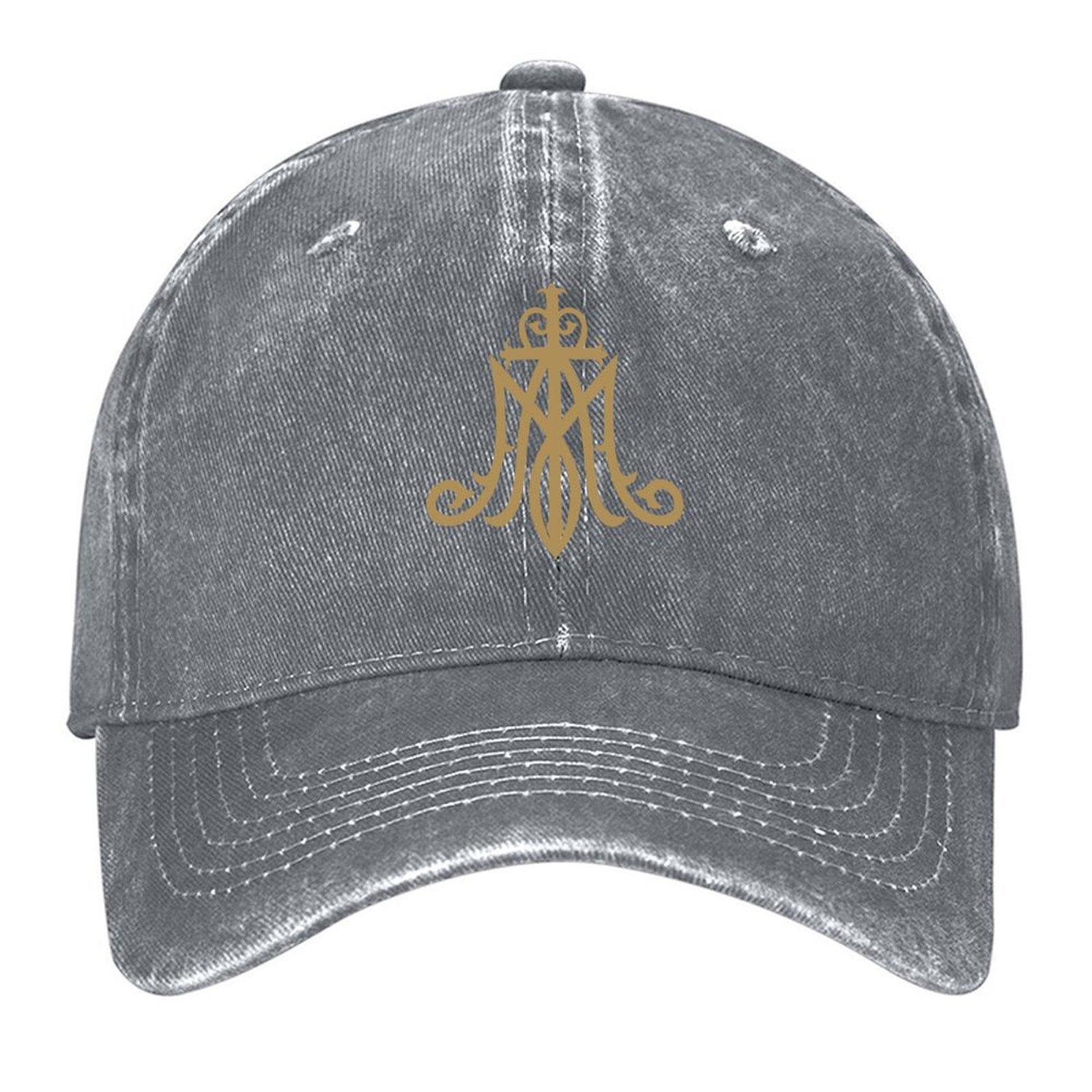 

Virgin Mary Monogram Ave Maria Baseball Cap party Hat Rugby fishing caps man golf hat genuine Mens Caps Womens