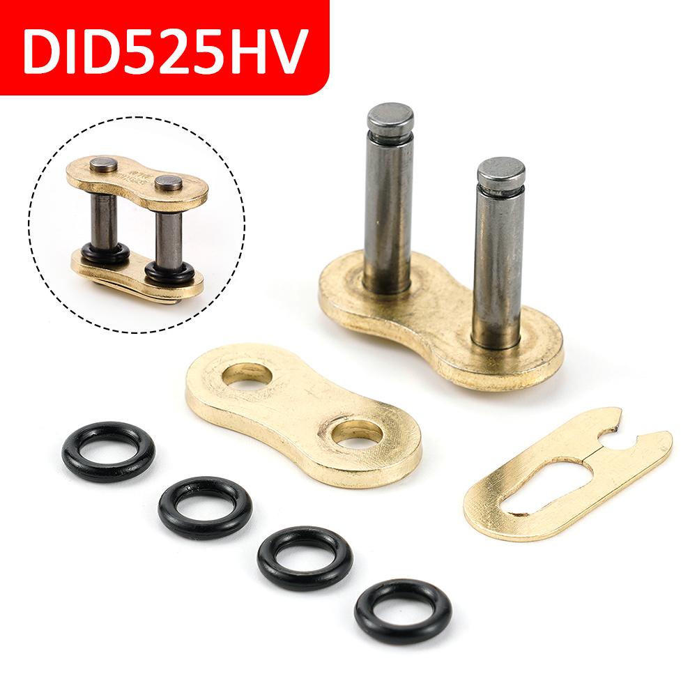 Motorcycle Chain Buckle Ring Link 428 520 525 530 Heavy Chain Connecting Connector Master Joint Link With O-Ring Chain Lock