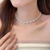 Cat Paw NK-87 Clavicle Chain: High-End Light Luxury Women's Choker, Internet Celebrity Hot Style.