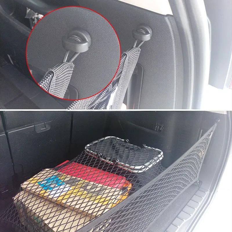 Für Tesla Model Y Kofferraum Gepäckaufbewahrungsnetz Tasche Haken Hinten Ladung Fixiertes Netz Verstauen Aufräumen Auto Innenraum Modifikationszubehör