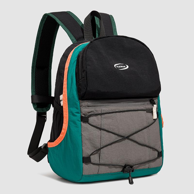 Schoolbag Lightweight Outdoor Travel Backpack Waterproof Hiking Sports Mountaineering Backpack Japanese Contrasting Color Large Capacity Versatile
