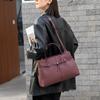 Top Layer Cowhide Crossbody Single Shoulder Large Capacity Genuine Leather Tote for Work Commuter Women's Bag All-in-one Tote Bag